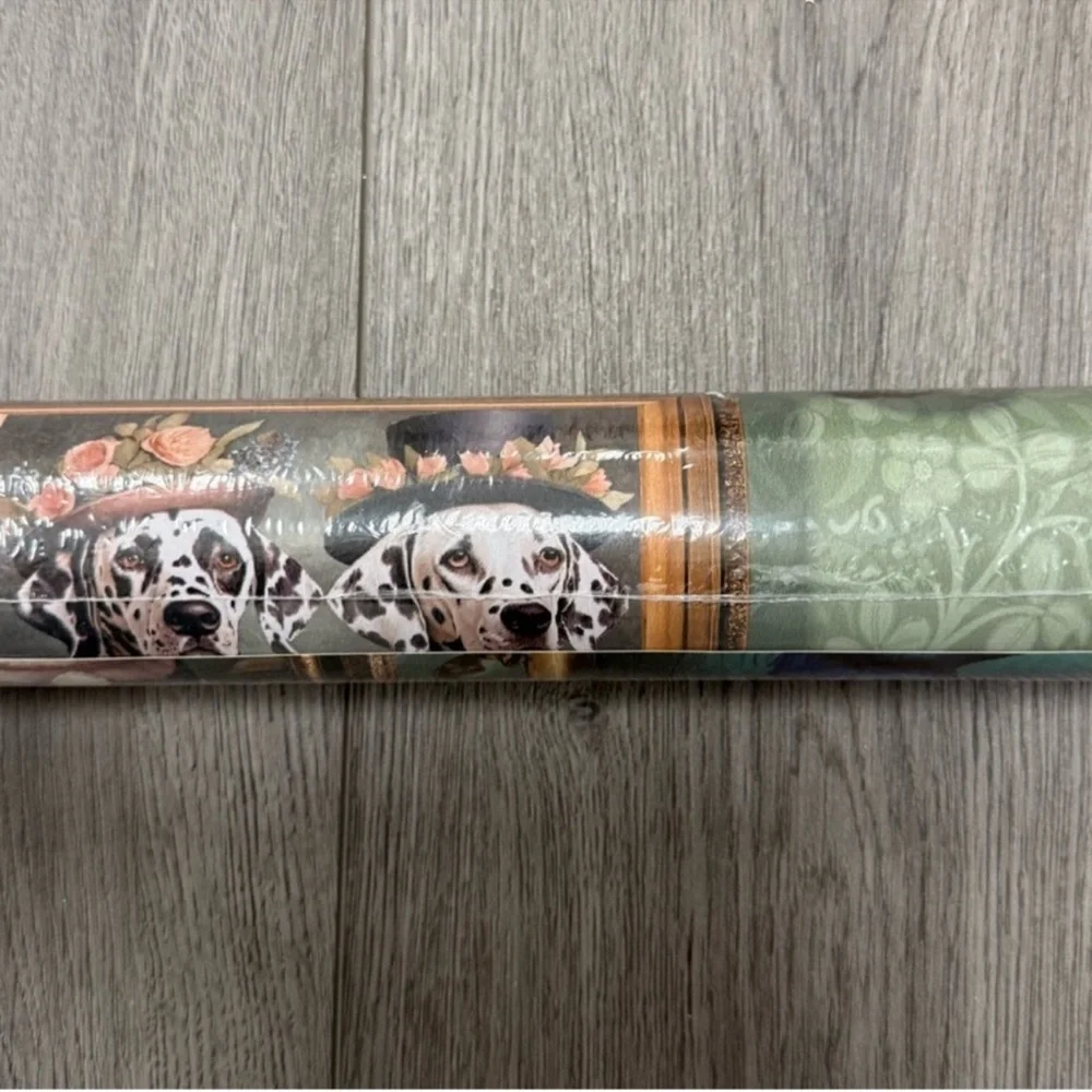 1 roll Holden Wallpaper- Regal Beasts Sage Green Background, 56 sq ft, New!